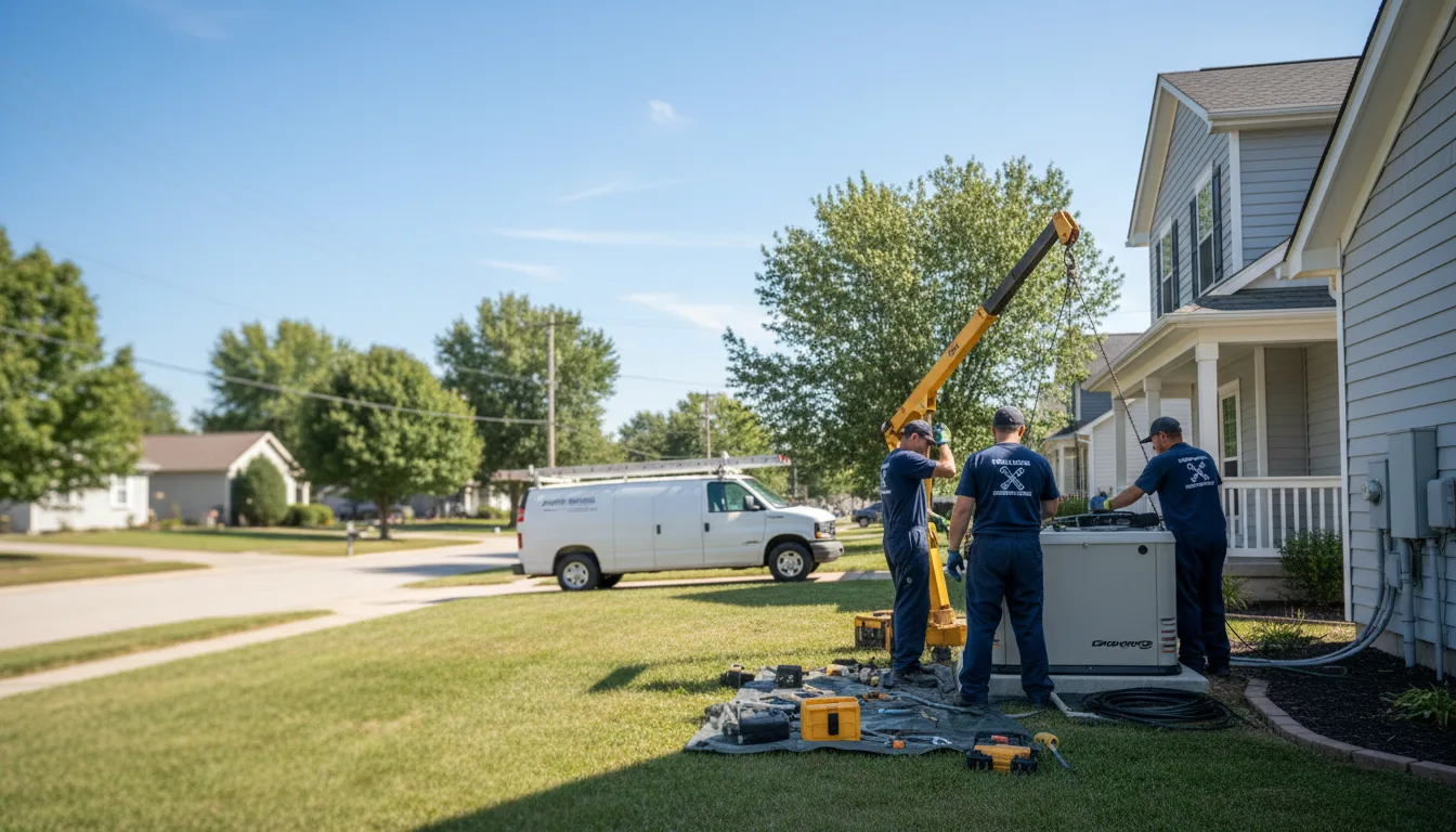 Generator Installation in Muscatine, IA near me